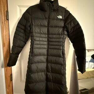 The North Face Women's Long Black Puffer Jacket